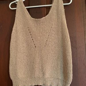 Sweet Rain Brand Knitted Vest/ Sleeveless Top
